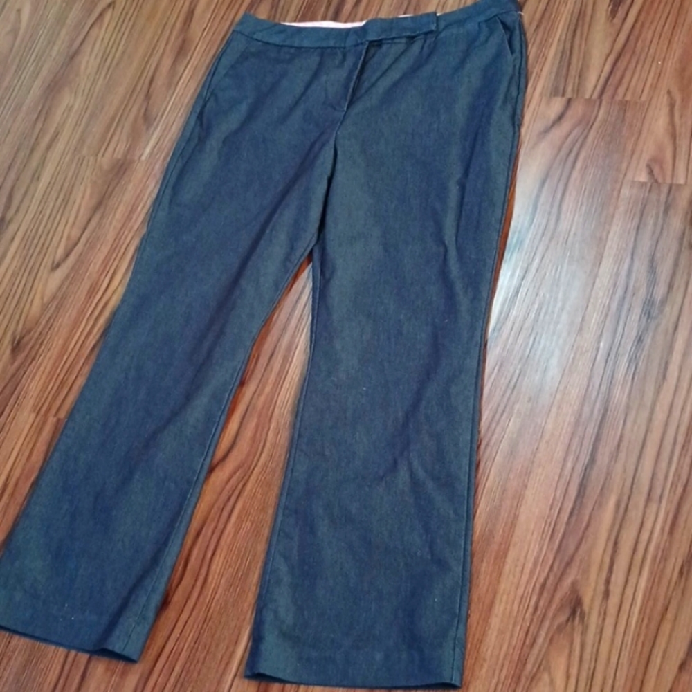 Isaac Mizrahi size 16 women's boot cut dressy denim pants